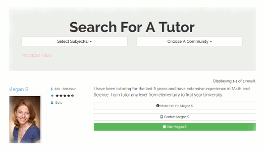 Calgary Tutor Search